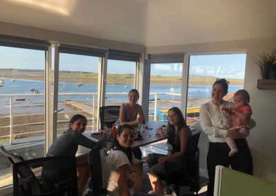 M-Space Malahide views and seascape. Work locally in a small coworking hub.
